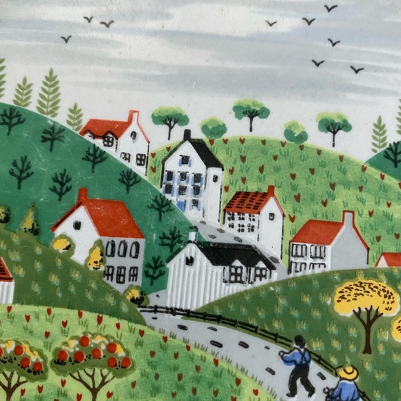 Newcor Stoneware Japan Country Village Set of 4 - Picture 4 of 5